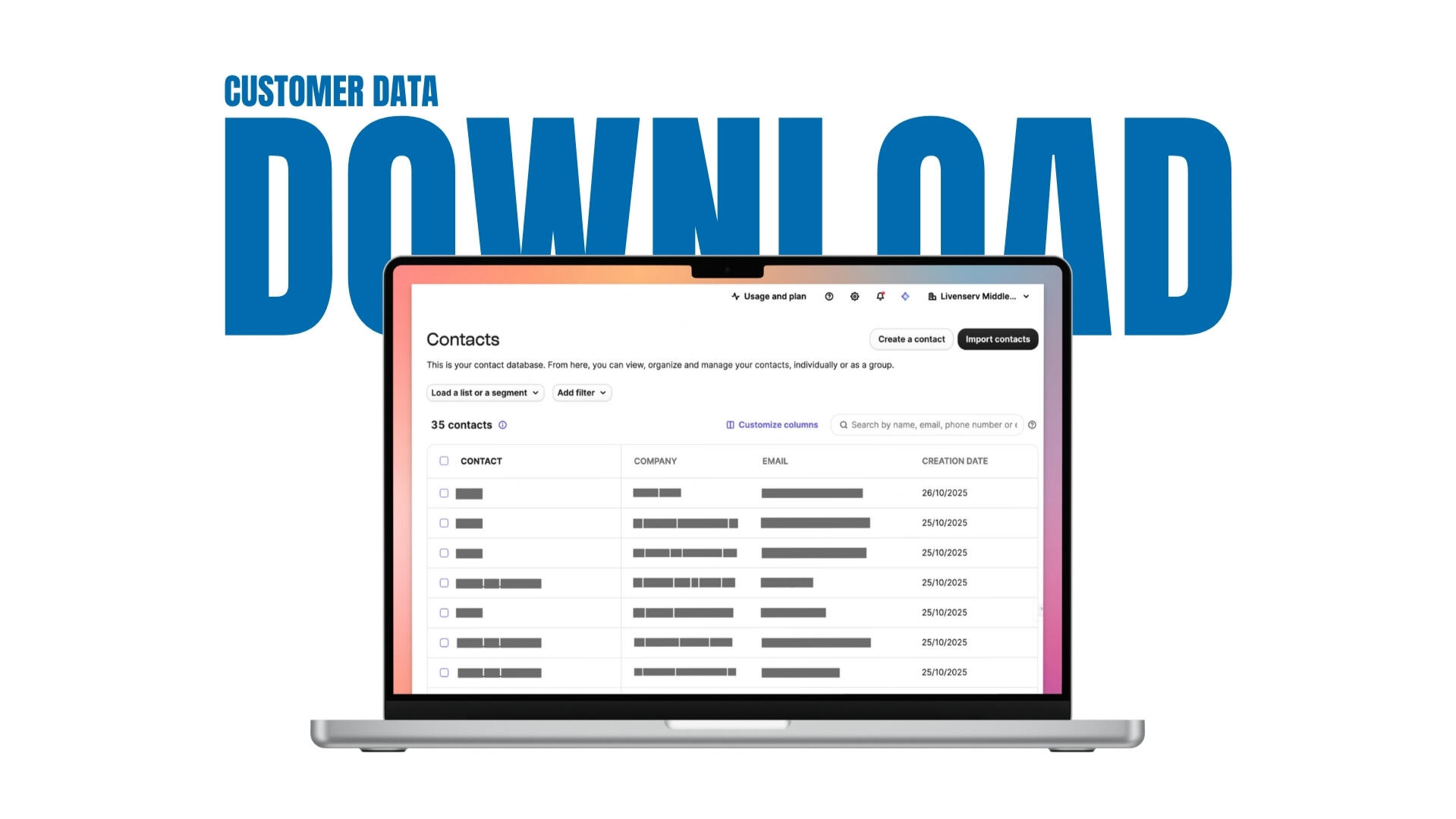Instant engagement using form